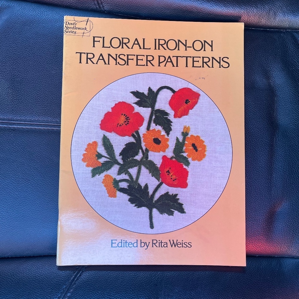 Floral Iron-On Transfer Patterns by